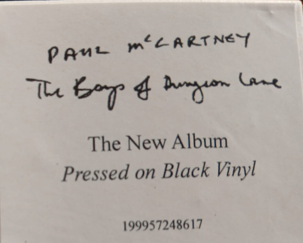 Paul McCartney / The Boys Of Dungeon Lane (LP)