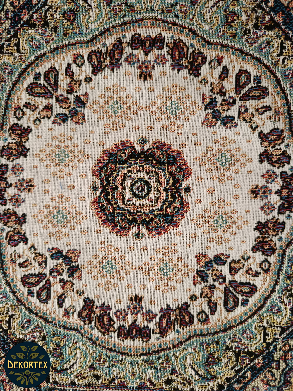 Набор чехлов на табурет из гобелена Ковровый узор (33х33 см) - 2шт