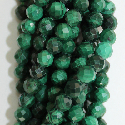 Малахит юв. огранка бусины 2мм 3мм 4мм