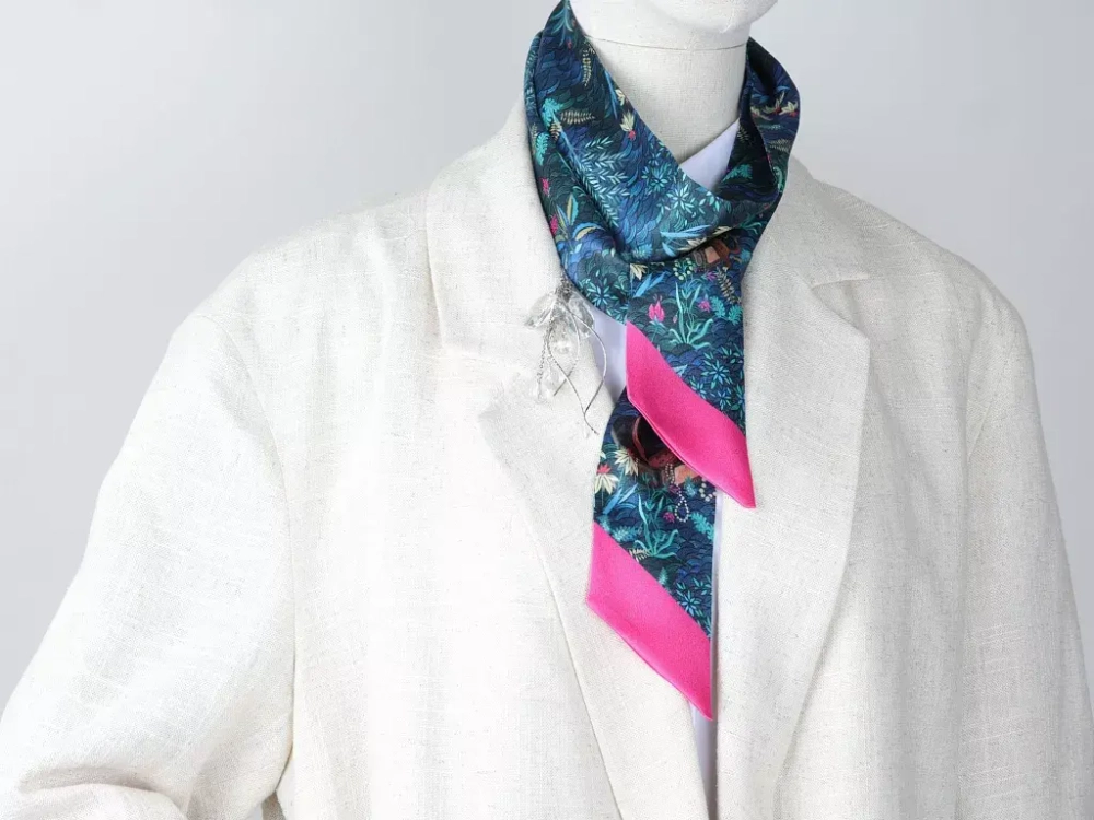 Лента скинни Mollen Шалость в темно-бирюзовом