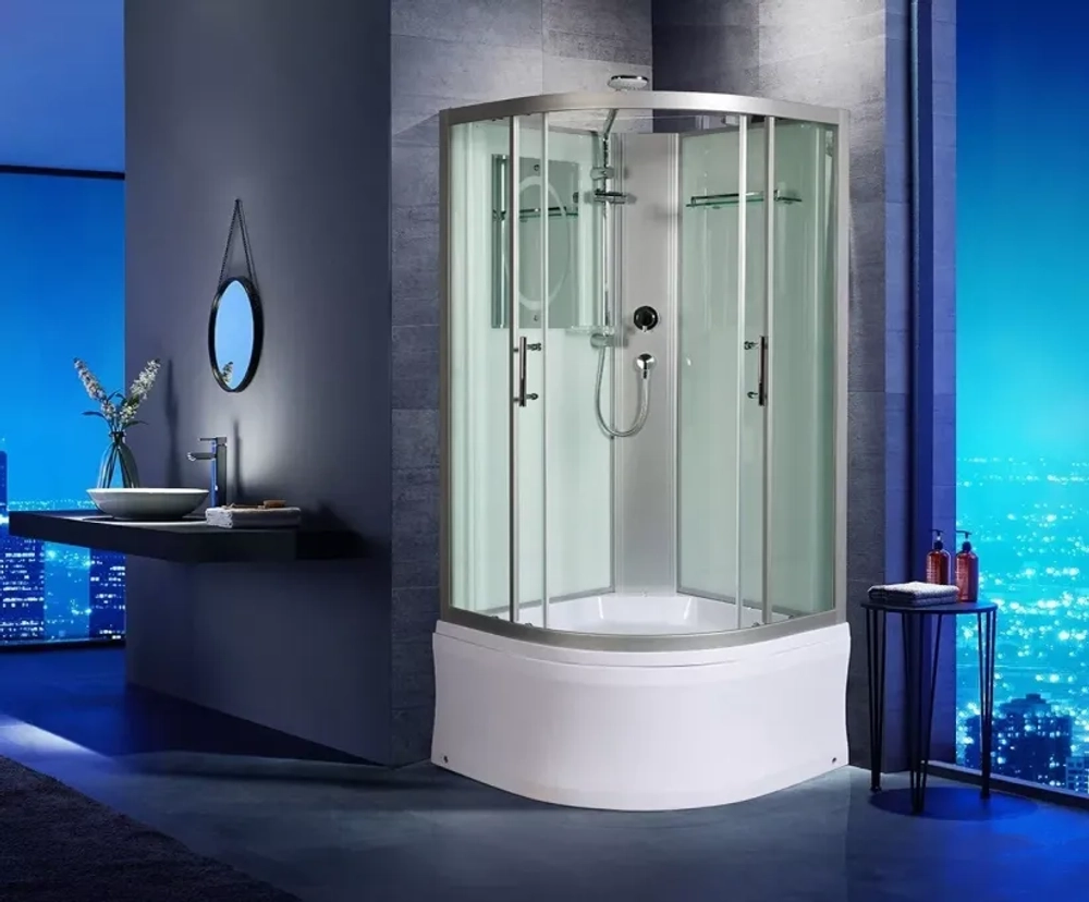 Душевая кабина WeltWasser (ВельтВассер) Halle 1001, с высоким поддоном, 100x100x217