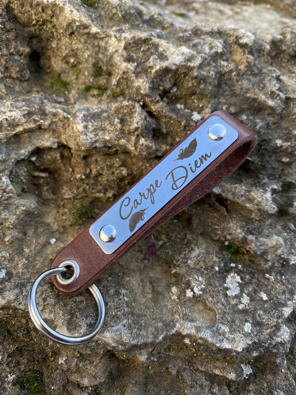 брелок кожа на подарок