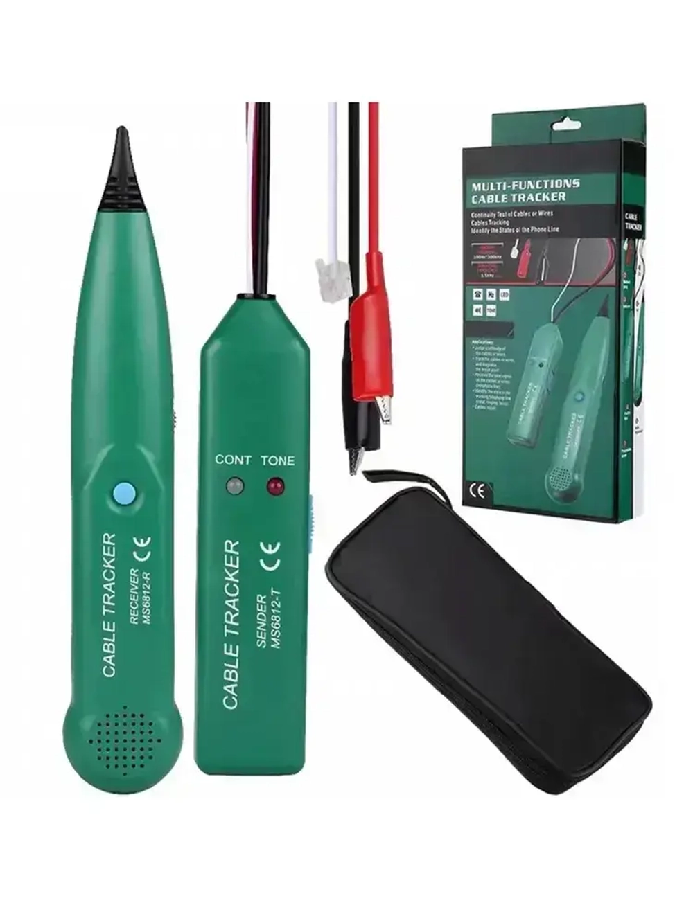 Кабель трекер для поиска кабелей и проводов/Содержит 2 батарейки