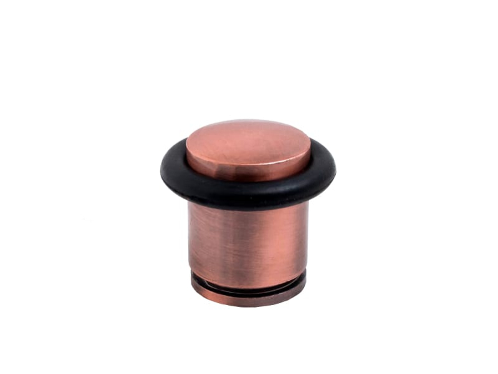 Ограничитель дверной цилиндр Стандарт 588А-2 АС Европакет старая медь (400шт/кор)