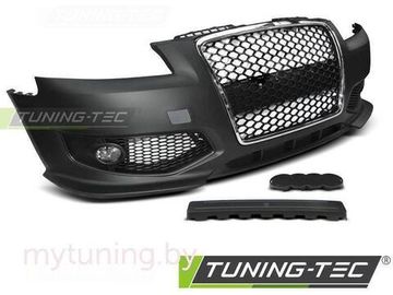 Бампер передний RS STYLE CHROME BLACK для AUDI A3 8P