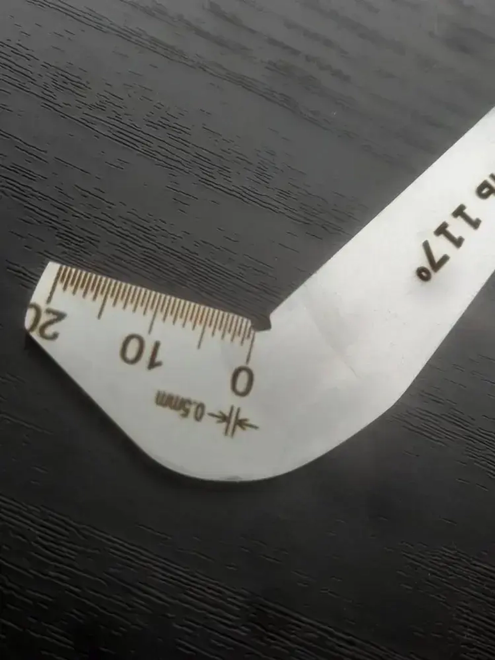 Шаблон заточки сверл 117-125-130-135 градусов набор из 4 штук.