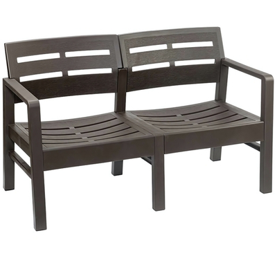 Диван РЕЙКИ двухместный 1200*580*750 (в разобранном виде в индивид. упаковке) М4001