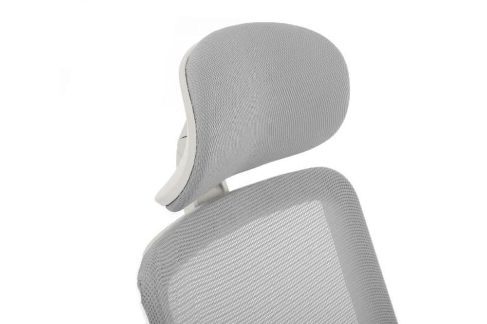 Кресло Riva Ворк W-218C WHITE Светло-серый