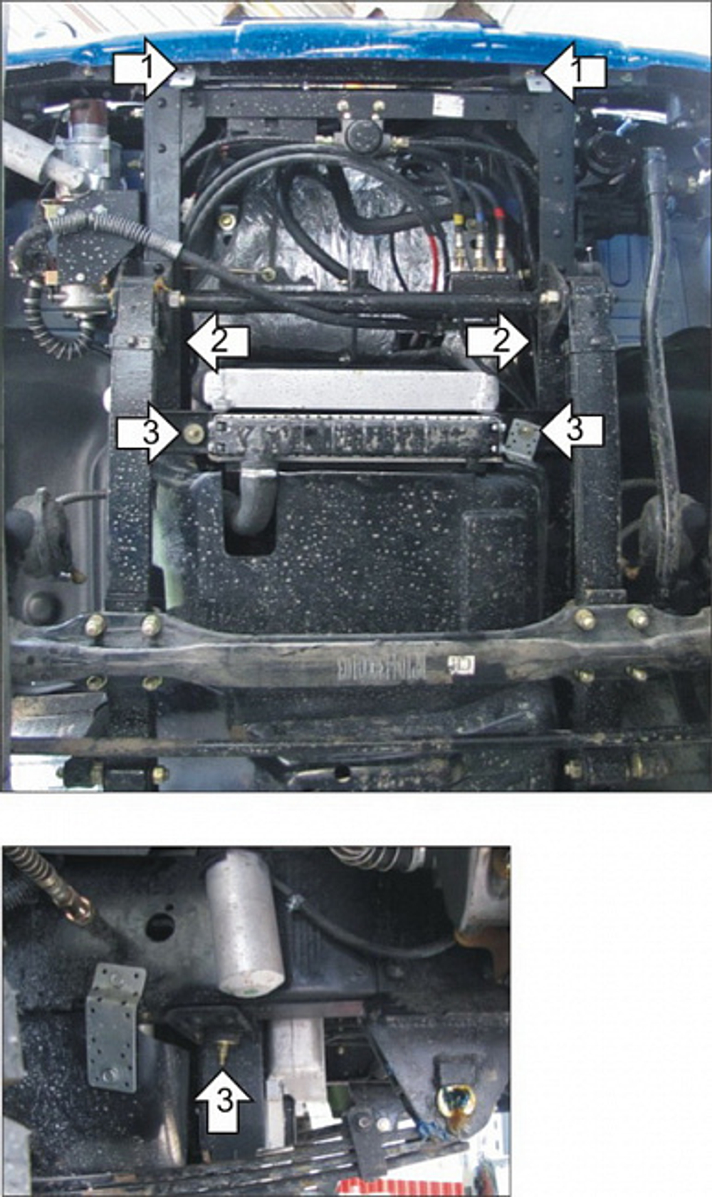 Защита Радиатора. 2 мм, Сталь. для BAW Fenix 1044 2011-2018 MOTODOR.25704