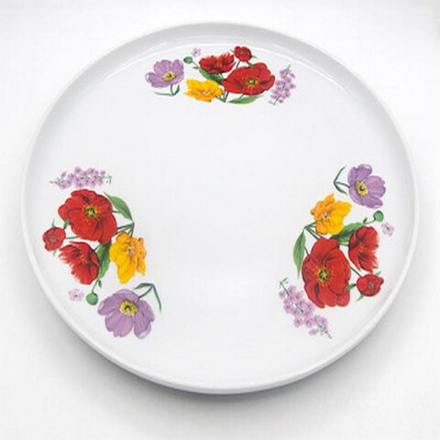 Блюдо для пиццы "ПОЛЕВЫЕ МАКИ" 30см, Беларусь.