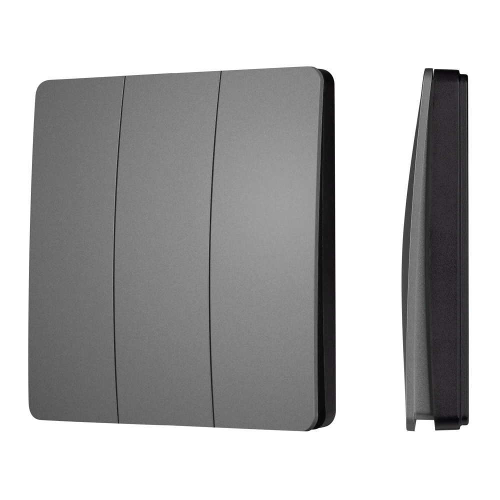 INTELLIGENT ARLIGHT Кнопочная панель KINETIC-801-22-3G-WP-SUF Grey (No battery, IP67, 433Mhz) (IARL, IP67 Пластик, 3 года) 051680