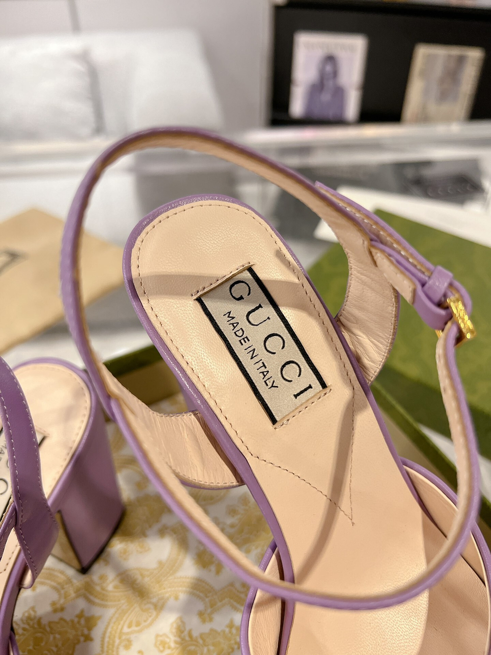 Gucci Horsebit Sandal 9.5 cm
