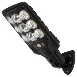 Светильник уличный ЭРА ERAKSS25-01 на солнечной батарее 10 Вт 400 Лм 5000К 63 LED SMD с датчиком движения ПДУ IP44 | Садовые фасадные светильники