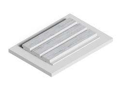 Стеновая панель HiWood декорированная, 270x12 см