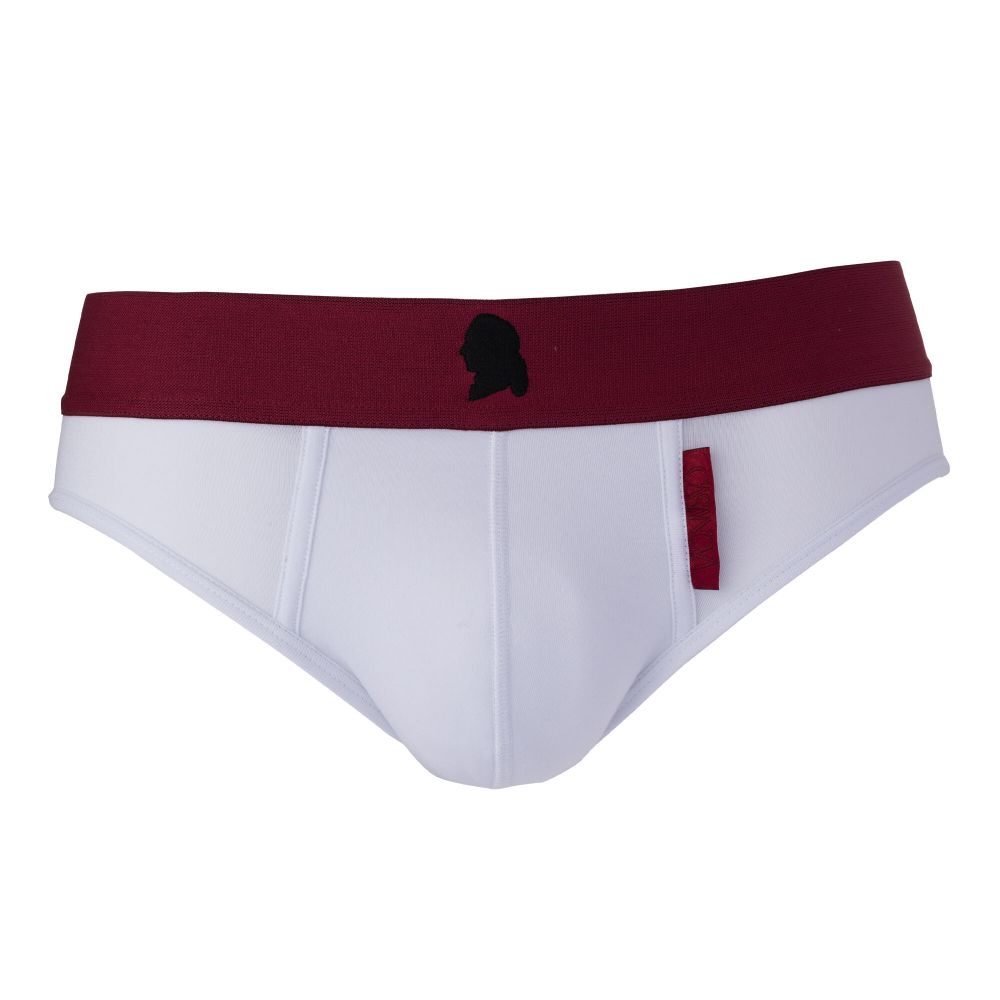 Мужские трусы брифы белые CASANOVA Limited edition 0007B