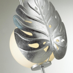 4865/1 MODERN ODL_EX22 81 серебристый/белый/стекло Подвес E14 1*40W JUNGLE