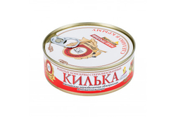 Килька каспийская в томатном соусе неразделанная 240гр