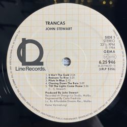 Винтажная виниловая пластинка LP John Stewart Trancas (Germany 1984)
