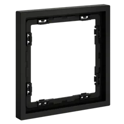 Рамка пластиковая VOLTUM S70 на 1 пост, (черный матовый) vls100108