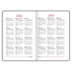 Ежедневник датированный 2023 А5 138x213 мм BRAUBERG "Bond", под кожу, зеленый/салатовый, 114012