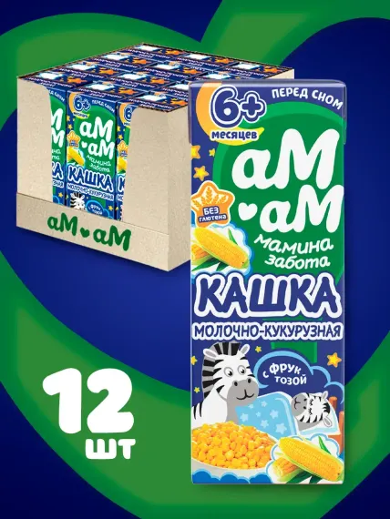 Каша детская молочная Ам-Ам кукурузная