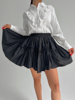 Юбка-шорты Yixuan 235 короткая однотонная на резинке