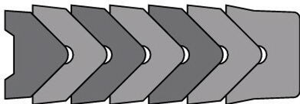 A120-018/1 V-образное штоковое уплотнение 18-32-23,5/4