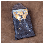 Кожаная обложка на паспорт «Сохатый»