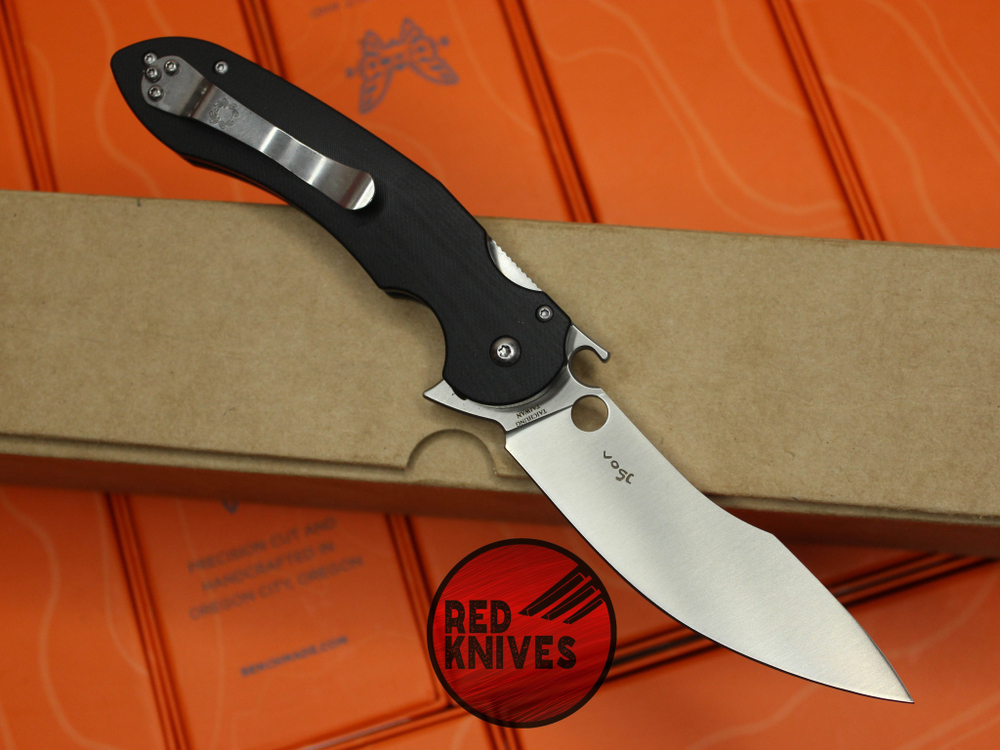 Нож Spyderco Tropen C237 - черная рукоять, сатин клинок