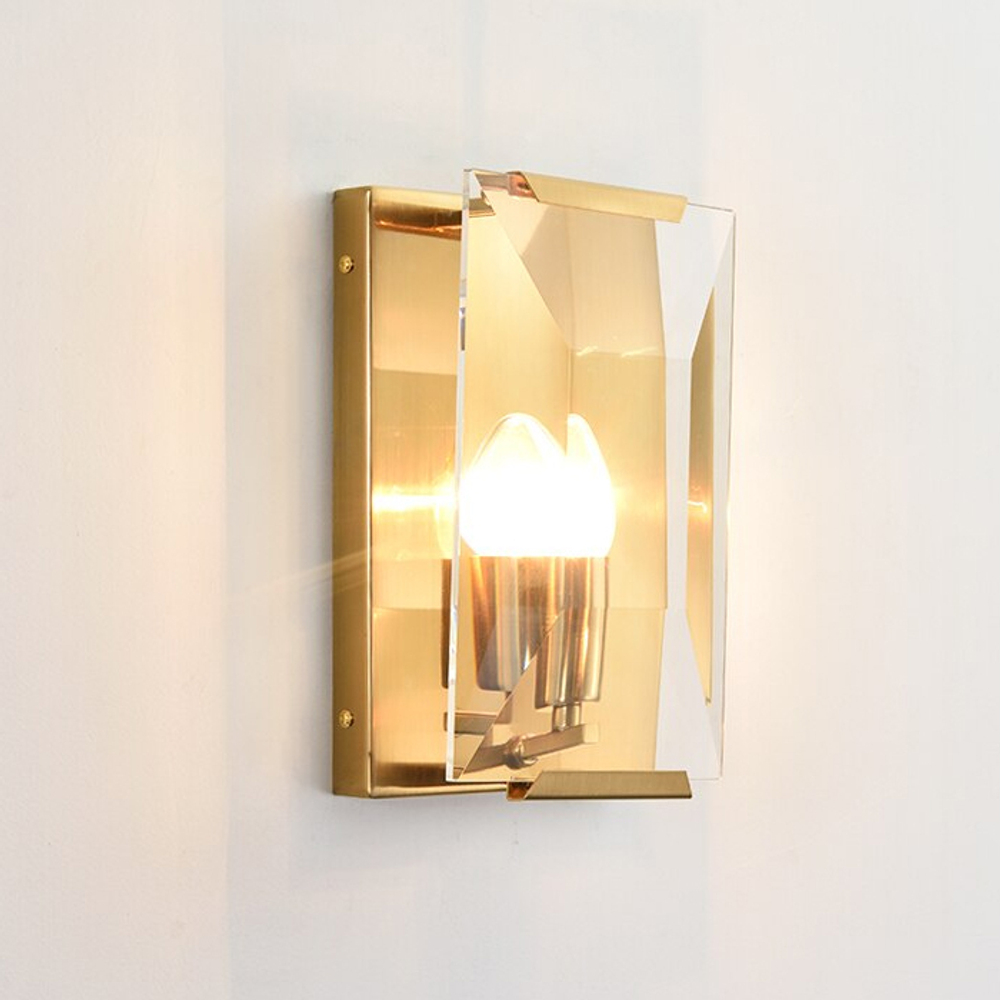 Настенный светильник Harlow Crystal 1A gold