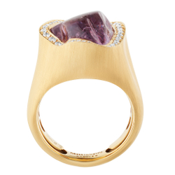 Кольцо с Шпинелью и Бриллиантами, R0033-16/1