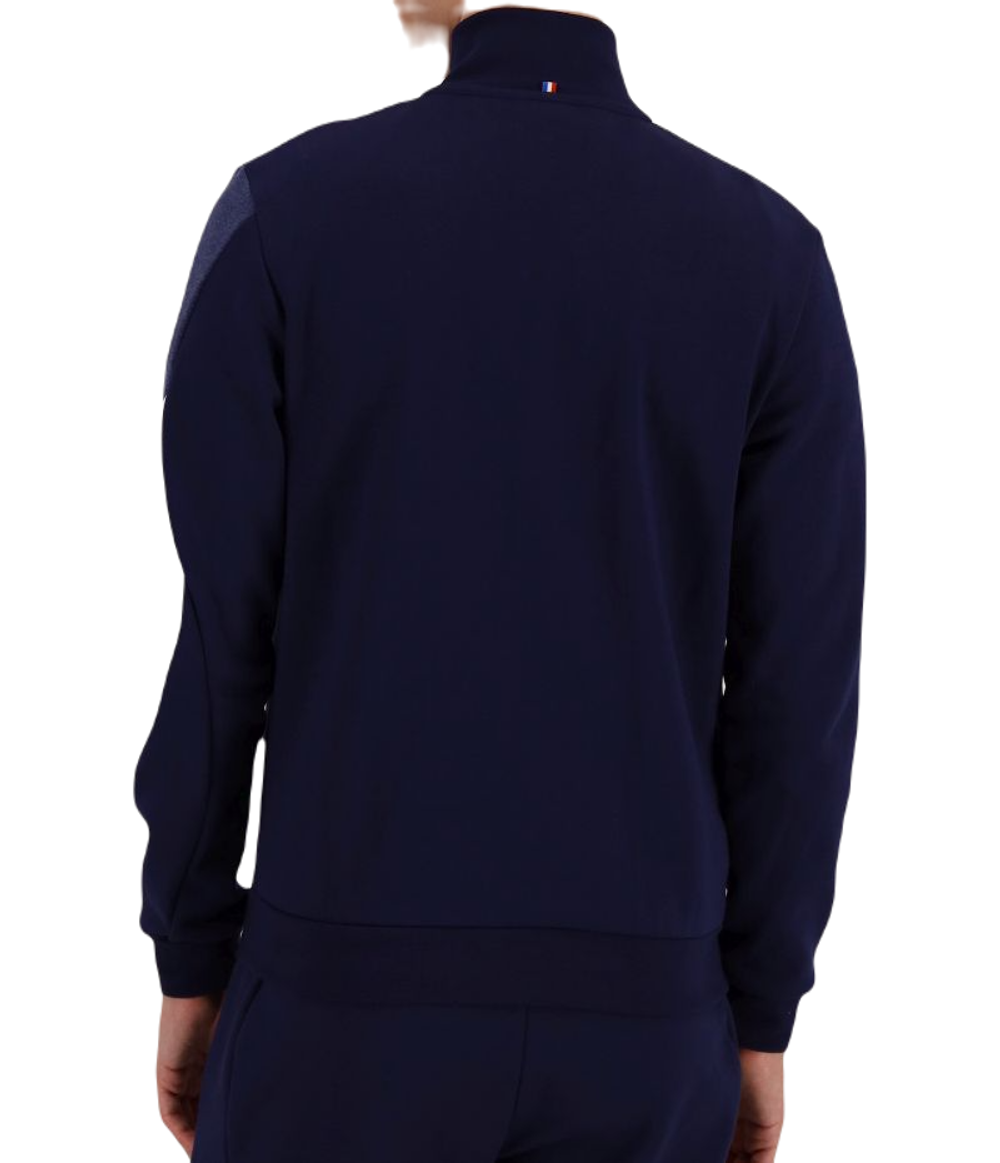 Куртка теннисная Le Coq Sportif SAISON 1 Full Zip Sweat N°1 SS23 - bleu nuit