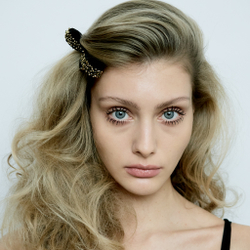 Бант "Стрекоза" XS с золотым декором