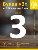 Буквы из пластика на стену