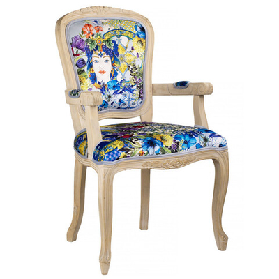 Кресло "Рапсодия" 57х57х95см Дерево/полиуретан/велюр