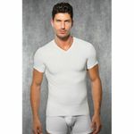 Футболка мужская термо с V-вырезом Doreanse кремовая 2885