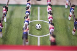 Настольный футбол (кикер) «Glasgow» (152.5x76x89 см, коричневый)