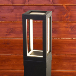 Уличный наземный низкий светильник Elektrostandard 1529 TECHNO LED черный