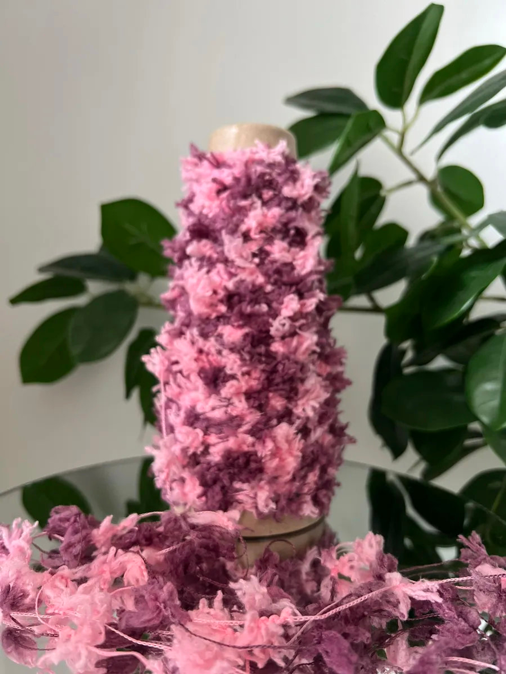 Пряжа Единорог UNICORN мультиколор с шишибриками 50 g