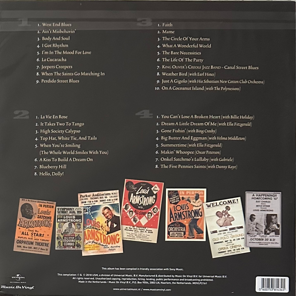 Louis Armstrong ‎– Collected 2LP (Голландия 2018г.)
