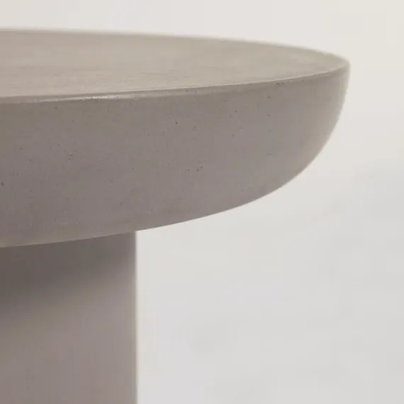 Журнальный столик из бетона Taimi Ø50 см серый