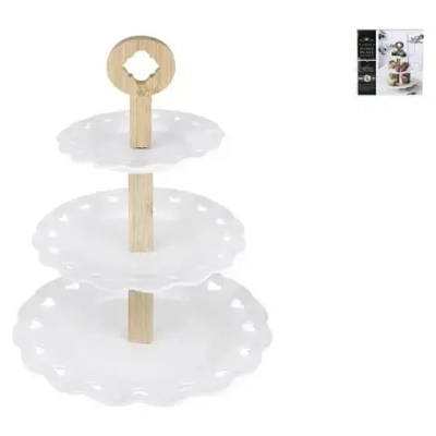 Ваза 3-х ярусная 15х25см 88-7673