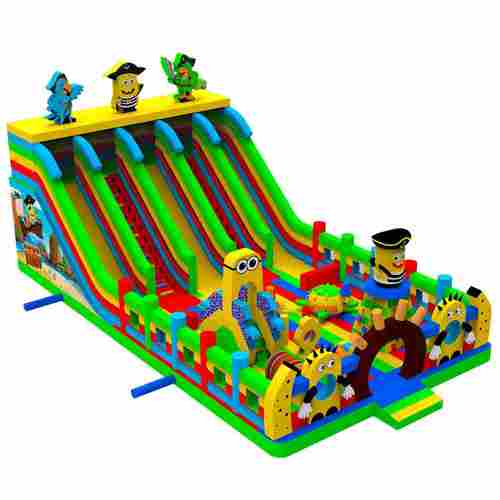 Коммерческий надувной батут «Приключения Мульти-Пульти», 17х9х8 м