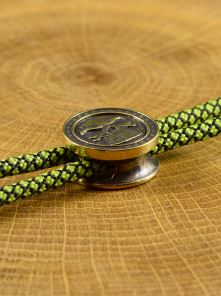 Бусина-вставка «Череп» из латуни