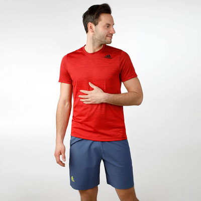 Мужское теннисное поло adidas Gradient T-Shirt Men - Dark Red, Red