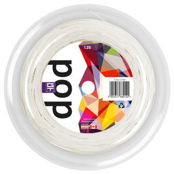 Струны теннисные GT Pop - white (200 m)