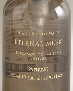 Zara Home Жидкое мыло Eternal Musk 500 мл для рук и тела, парфюмированное, аромат ароматический