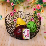 Фруктовница «Brownie» 22*10см паутинка черная