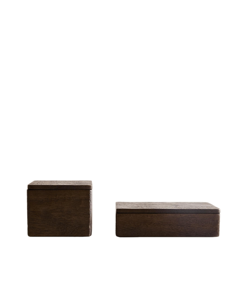 Zara Home Коробка для хранения из дерева, цвет коричневый, 11 см