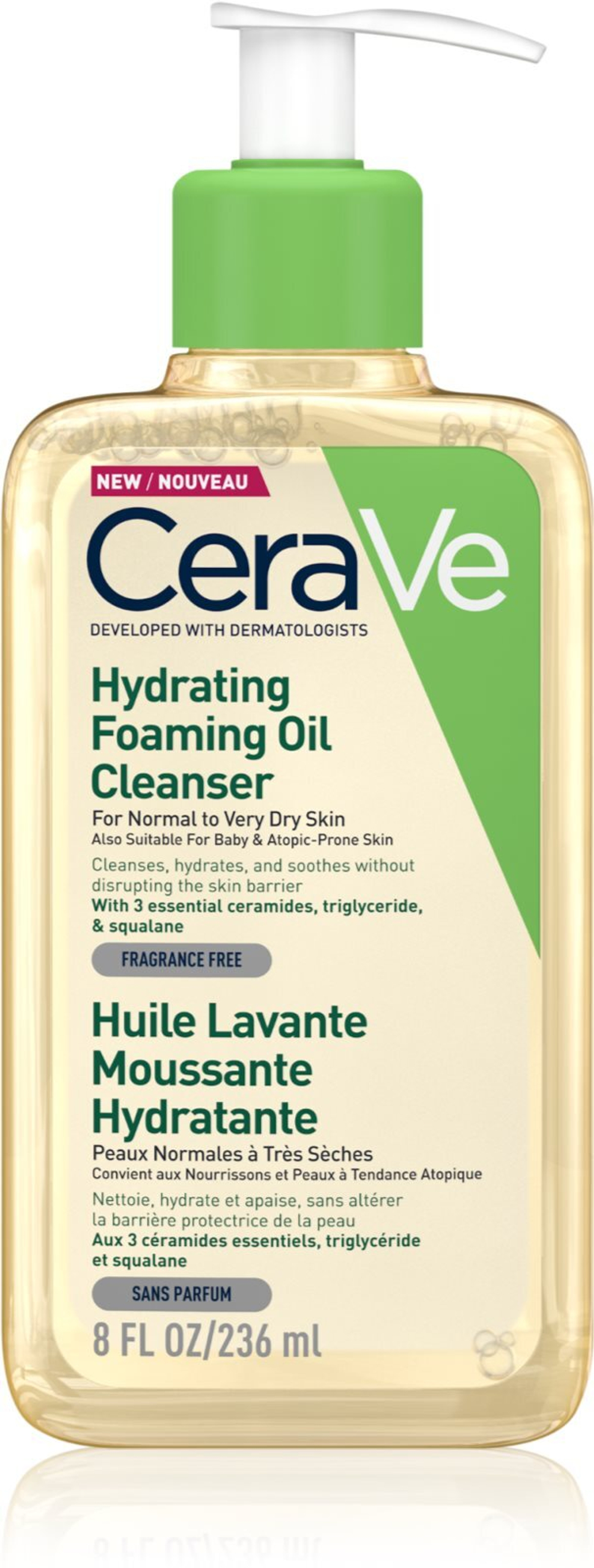CeraVe Cleansers - увлажняющее очищающее масло /   236  ml  / GTIN 3337875773430